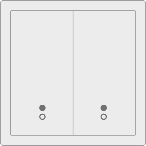 2-gang push-button function